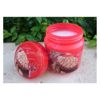 Маска для восстановления  ослабленных волос с овсом от Carebeau, Oat Hair Treatment WAX, 500 мл