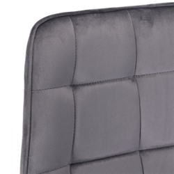 Стул барный SB-006 Темно-серый Velvet G062-40 / GBAR8060A-1 /уп 4/