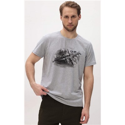 Футболка F411-06-308 grey melange