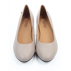 06-M47-8 DK. BEIGE Туфли женские (натуральная кожа)