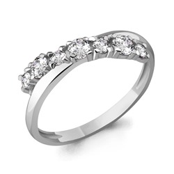 Кольцо из серебра с фианитом swarovski 65693.5