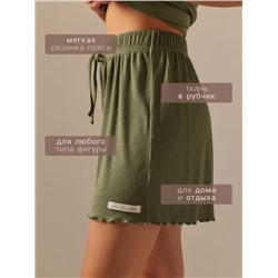 Шорты домашние женские SL HOME Soft Home, оливковые