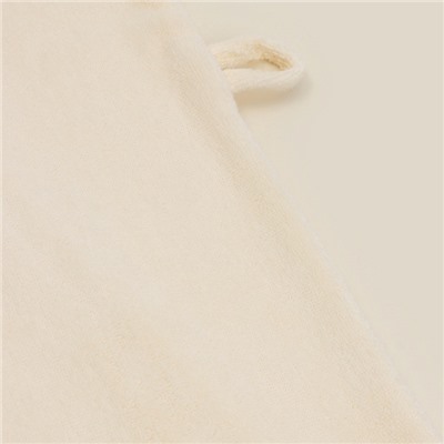 Халат махровый с капюшоном женский SL HOME: Basic «Айвори», хлопок 100%, молочный