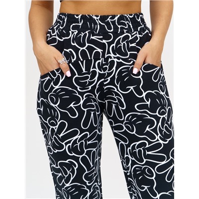 953 Брюки "Черный/микки"