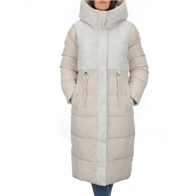 THD-608YC BEIGE Пальто зимнее женское (био-пух)