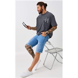 Шорты джинс FA211-0972 l.blue