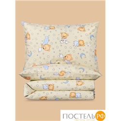 DAILY by T МИШКИ молоч КПБ 112х147-1/110х150-1/40х60-1, 3 пр., хл.