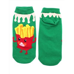 Короткие носки р.35-40 "Fast food" Фри