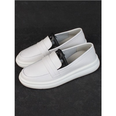 03-ZL-8501 WHITE Полуботинки женские (натуральная кожа)