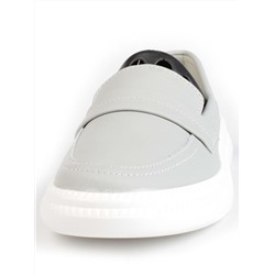 03-ZL-8501 LT. GRAY Полуботинки женские (натуральная кожа)