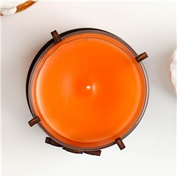 Ароматическая свеча стакане пасхальная «Православный крест», 10×9.5 см, 290 г, цитрус