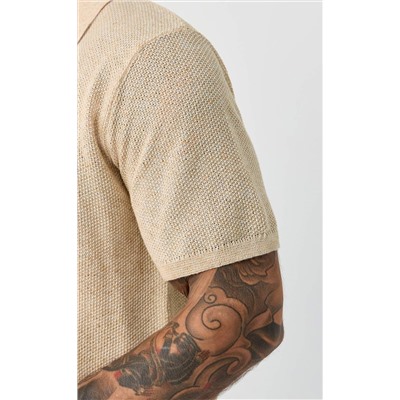 Футболка лен F011-06LN l.beige