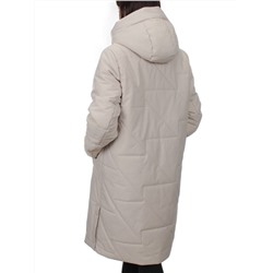 1132 BEIGE Пальто зимнее облегченное женское (холлофайбер 150 гр.)