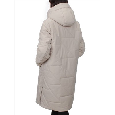 1132 BEIGE Пальто зимнее облегченное женское (холлофайбер 150 гр.)