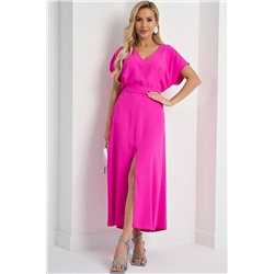 Платье длинное с разрезом