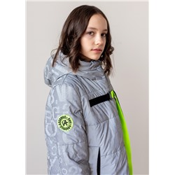 2165-S Куртка на синтепоне Серый/116