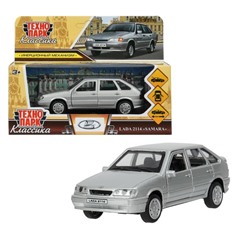 УЦЕНКА Машина металл LADA -2114 «SAMARA» 12 см, инерц, серебрист 2114-12-SR-WOD