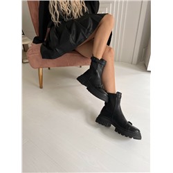 044 Ботинки кожа с двуми ремешками AL3653