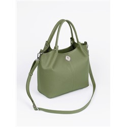 Женская кожаная сумка Richet 3212LN 807 Зеленый