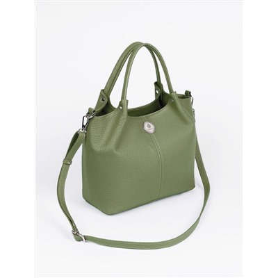 Женская кожаная сумка Richet 3212LN 807 Зеленый