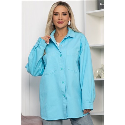 Рубашка Будь в тренде (голубая) Б13788-4М