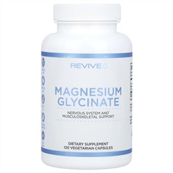 Revive, глицинат магния, 120 вегетарианских капсул