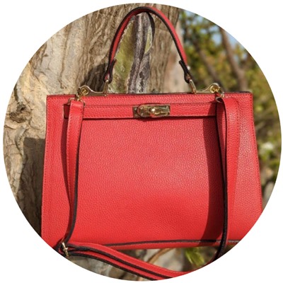 Ab.Zapatos PELLE Birkin/2 (720) rojo