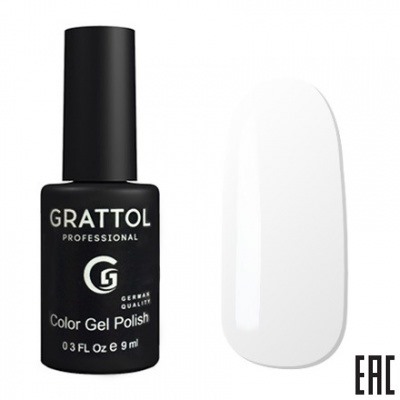 Гель-лак Grattol 001