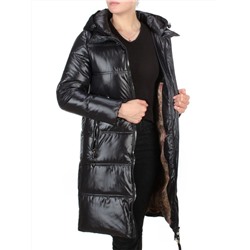 2193 BLACK Куртка зимняя женская AIKESDFRS (200 гр. холлофайбера)