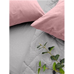 Комплект без белья Набор с одеялом КМ-019 брусника-серый