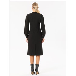 Платье чёрное из футера