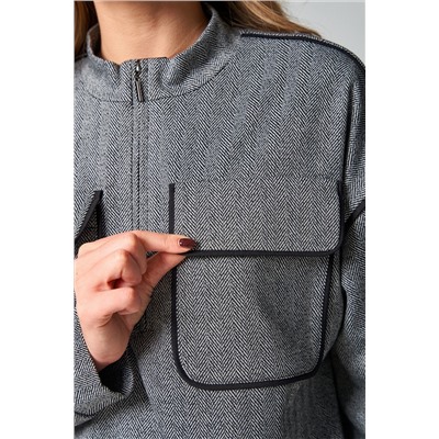 Laikony L-373 серый, Юбка,  Джемпер