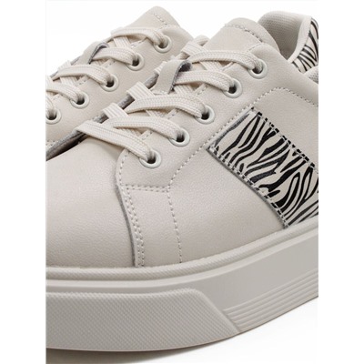 03-YC523-2 LT. BEIGE Полуботинки спортивные женские (натуральная кожа)