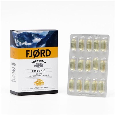 Норвежская Омега-3 FJORd=60 капсул, 87 г