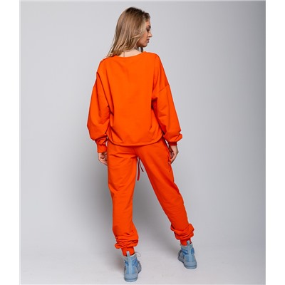 Спортивный костюм #ОБШ1885, оранжевый