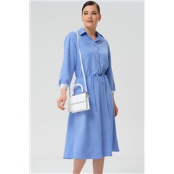 Платье миди с рукавом 3/4