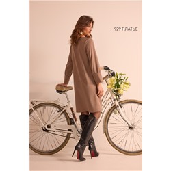 NiV NiV fashion 929 коричнево-бежевый, Платье