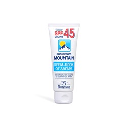 Крем блок от загара SPF 45 Floresan водостойкий, 60 мл
