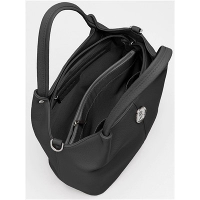 Женская кожаная сумка Richet 3212LN 840 Черный