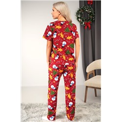 Женская новогодняя пижама Happyfox