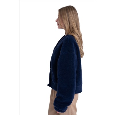 Кардиган КОРОТКИЙ ТЕДДИ индиго