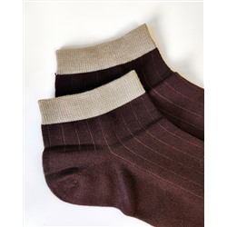 Короткие носки р. 40-45 "Short Sport" Коричневые