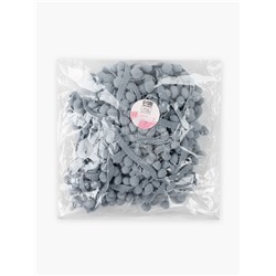 Тесьма декоративная с помпонами, 25±5 мм, 8±0.5 м, серая