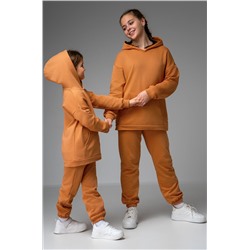 Костюм для девочки оверсайз из футера трехнитки Happyfox