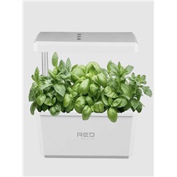 Умный сад RED SOLUTION G06, на 6 растений, 15 Вт, 2.5 л, до 40 см, сенсорное управление, белый