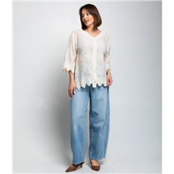 Блуза #КТ42 (4), светло-бежевый