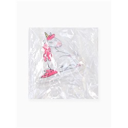 Подушка декоративная «Этель. Радостный единорог», 29×30 см, велюр