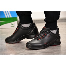 Sport + EC RA919-2K Кроссовки чер-красн кожа, подклад комби шерсть (нат+иск)