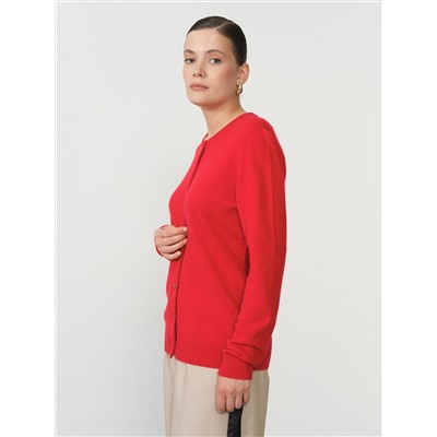 Кардиган из кашемира KW021011-E красный 254