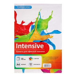 Бумага цветная Calligrata, А4, 500 листов, 5 цветов, интенсив, 80 г/м²